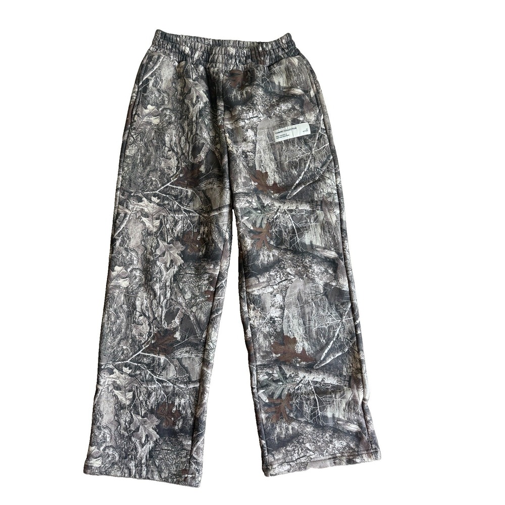 Comfrt Camo Heavyweight Fleece Jogger Sweatpants Relaxed Fit Sz Medium